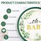 40pc Sage Green "Oh Baby" Plates & Napkins Set (Serves 20) - Elegant Eucalyptus Greenery Disposable Tableware - 9" Paper Plates & 13" Napkins for Gender Reveal, Baby Shower & Boho Birthday Decor